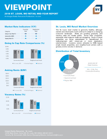 2018 Mid-Year Viewpoint St. Louis, MO Retail Report