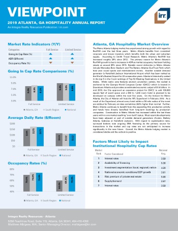 2019 Annual Viewpoint Atlanta Hospitality Report