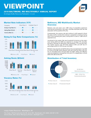 2019 Annual Viewpoint Baltimore Multifamily Report