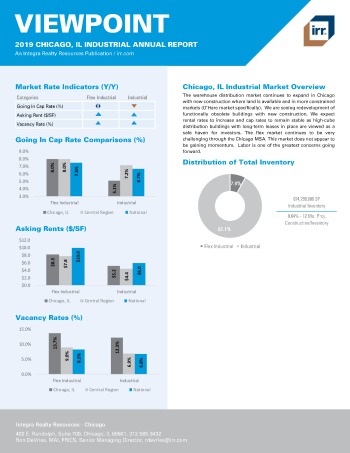 2019 Annual Viewpoint Chicago Industrial Report