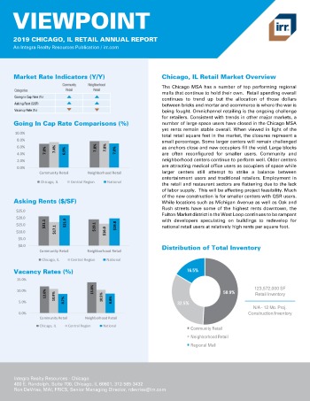 2019 Annual Viewpoint Chicago Retail Report