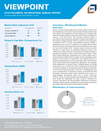 2019 Annual Viewpoint Columbus Industrial Report
