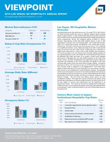 2019 Annual Viewpoint Las Vegas Hospitality Report