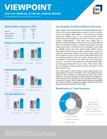2019 Annual Viewpoint Los Angeles Retail Report