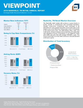 2019 Annual Viewpoint Nashville Retail Report