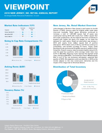 2019 Annual Viewpoint New Jersey Northern Retail Report