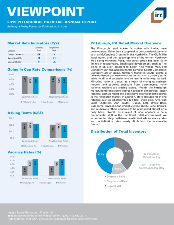 2019 Annual Viewpoint Pittsburgh Retail Report