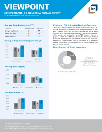 2019 Annual Viewpoint Portland Industrial Report