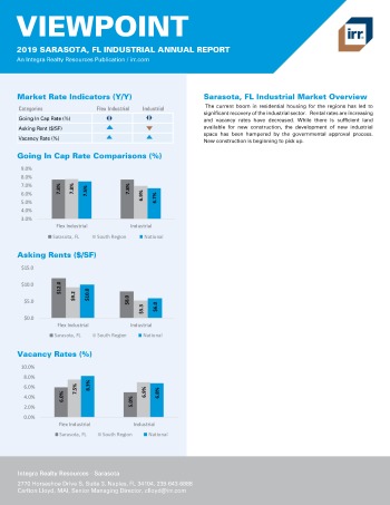 2019 Annual Viewpoint Sarasota Industrial Report