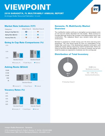 2019 Annual Viewpoint Sarasota Multifamily Report