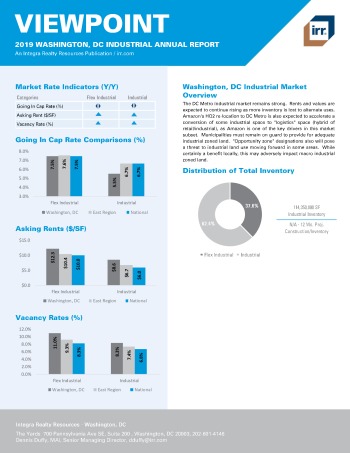 2019 Annual Viewpoint Washington Industrial Report