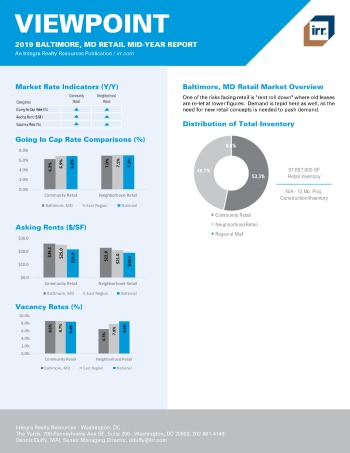 2019 Mid-Year Viewpoint Baltimore Retail Report