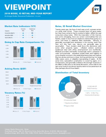 2019 Mid-Year Viewpoint Boise Retail Report