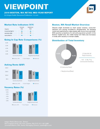 2019 Mid-Year Viewpoint Boston Retail Report