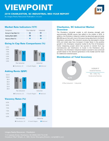 2019 Mid-Year Viewpoint Charleston Industrial Report