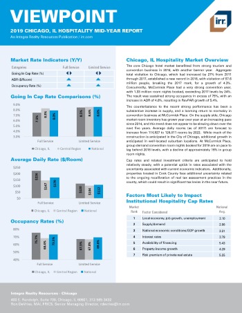 2019 Mid-Year Viewpoint Chicago Hospitality Report