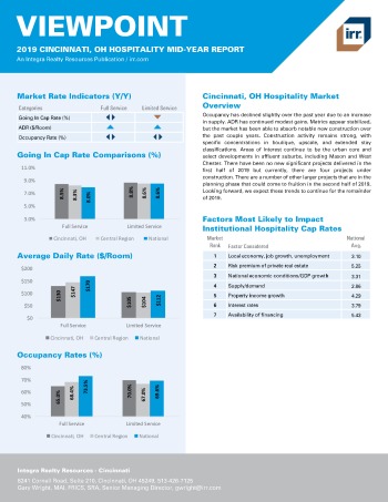 2019 Mid-Year Viewpoint Cincinnati Hospitality Report