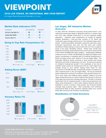 2019 Mid-Year Viewpoint Las Vegas Industrial Report