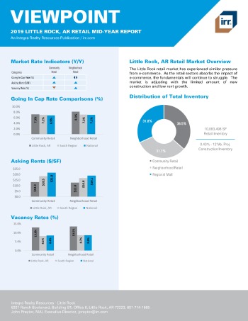 2019 Mid-Year Viewpoint Little Rock Retail Report
