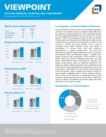 2019 Mid-Year Viewpoint Los Angeles Retail Report