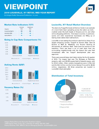 2019 Mid-Year Viewpoint Louisville Retail Report