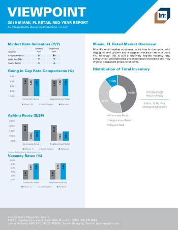 2019 Mid-Year Viewpoint Miami Retail Report