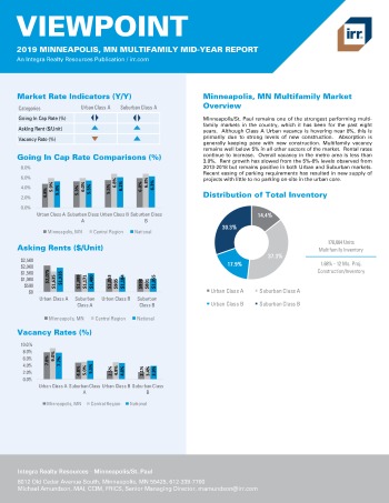 2019 Mid-Year Viewpoint Minneapolis Multifamily Report