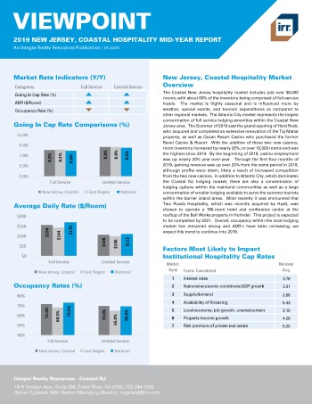 2019 Mid-Year Viewpoint New Jersey Coastal Hospitality Report