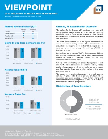 2019 Mid-Year Viewpoint Orlando Retail Report