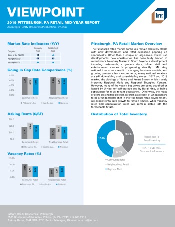 2019 Mid-Year Viewpoint Pittsburgh Retail Report
