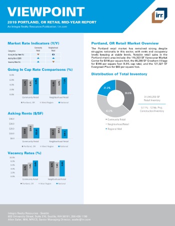 2019 Mid-Year Viewpoint Portland Retail Report