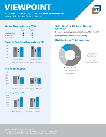 2019 Mid-Year Viewpoint Salt Lake City Retail Report