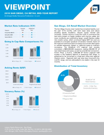 2019 Mid-Year Viewpoint San Diego Retail Report