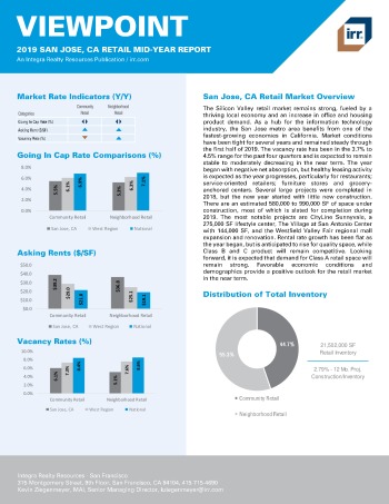 2019 Mid-Year Viewpoint San Jose Retail Report