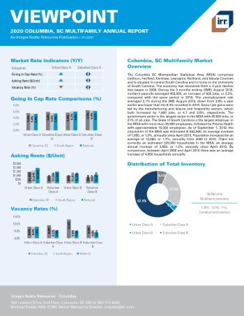 2020 Annual Viewpoint Columbia Multifamily Report