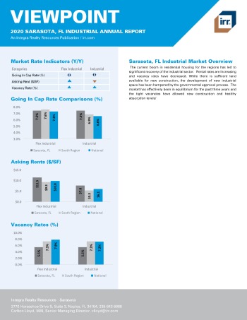 2020 Annual Viewpoint Sarasota Industrial Report