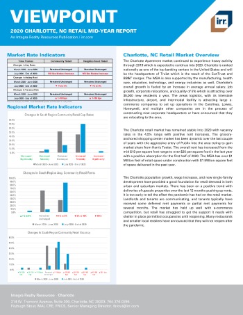 2020 Mid-Year Viewpoint Charlotte, NC Retail Report