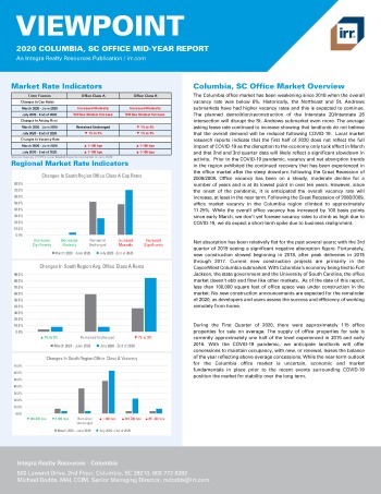 2020 Mid-Year Viewpoint Columbia, SC Office Report