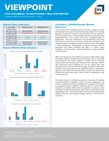 2020 Mid-Year Viewpoint Columbus, OH Multifamily Report