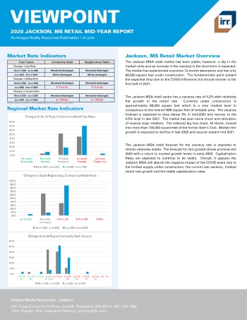 2020 Mid-Year Viewpoint Jackson, MS Retail Report