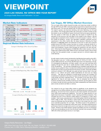 2020 Mid-Year Viewpoint Las Vegas, NV Office Report
