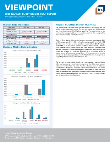 2020 Mid-Year Viewpoint Naples, FL Office Report