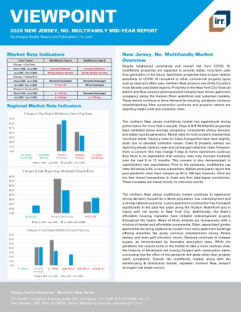 2020 Mid-Year Viewpoint New Jersey, No Multifamily Report