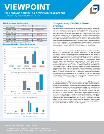 2020 Mid-Year Viewpoint Orange County, CA Office Report