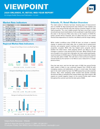 2020 Mid-Year Viewpoint Orlando, FL Retail Report