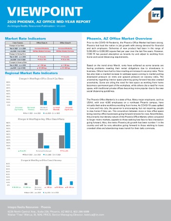 2020 Mid-Year Viewpoint Phoenix, AZ Office Report