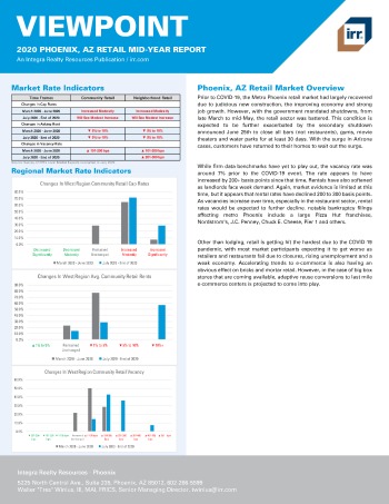 2020 Mid-Year Viewpoint Phoenix, AZ Retail Report