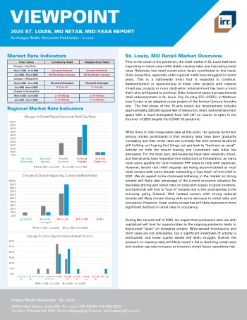 2020 Mid-Year Viewpoint St. Louis, MO Retail Report
