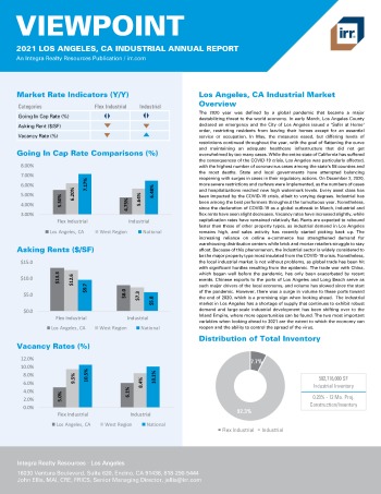 2021 Annual Viewpoint Los Angeles, CA Industrial Report