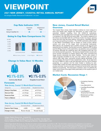 2021 Annual Viewpoint New Jersey, Coastal Retail Report